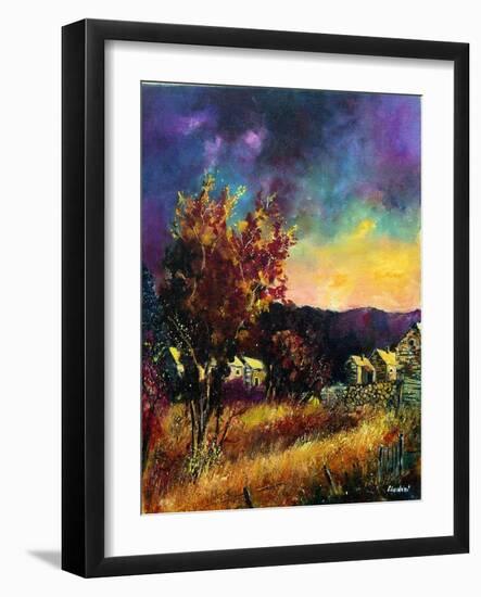 Herhet village ardennes belgium-Pol Ledent-Framed Art Print