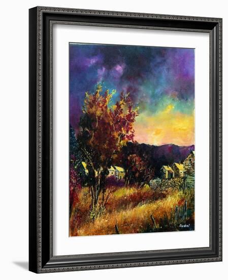 Herhet village ardennes belgium-Pol Ledent-Framed Art Print