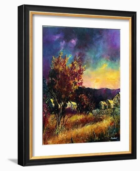 Herhet village ardennes belgium-Pol Ledent-Framed Art Print