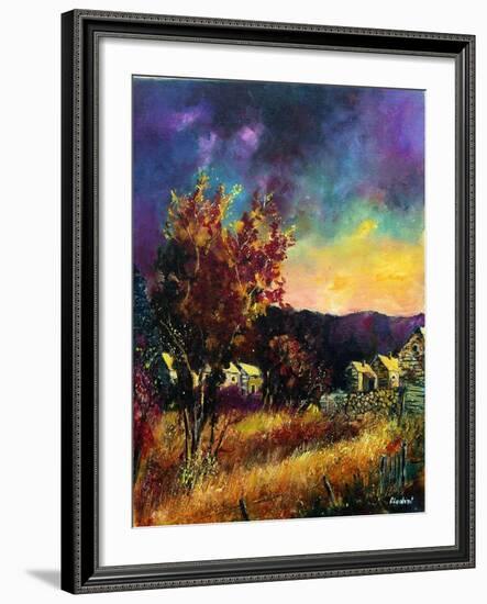 Herhet village ardennes belgium-Pol Ledent-Framed Art Print