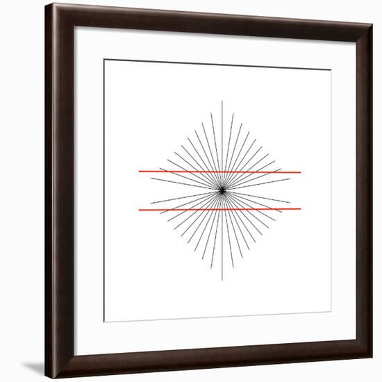 Hering Illusion-Science Photo Library-Framed Photographic Print
