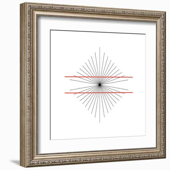 Hering Illusion-Science Photo Library-Framed Premium Photographic Print