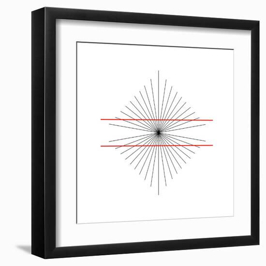 Hering Illusion-Science Photo Library-Framed Premium Photographic Print