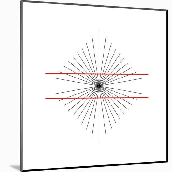Hering Illusion-Science Photo Library-Mounted Premium Photographic Print