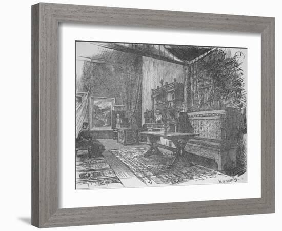 'Herkomer's Studio', 1890-William Hatherell-Framed Giclee Print