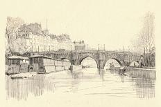 The Pont Neuf Seen from the Locks, 1915-Herman Armour Webster-Framed Premier Image Canvas