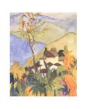 Village Above the Lake-Herman Hesse-Collectable Print