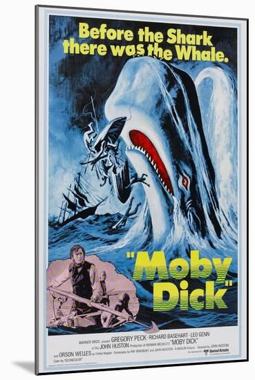 Herman Melville's Moby Dick, 1956, "Moby Dick" Directed by John Huston-null-Mounted Giclee Print