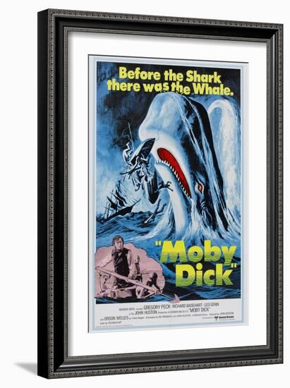 Herman Melville's Moby Dick, 1956, "Moby Dick" Directed by John Huston-null-Framed Giclee Print