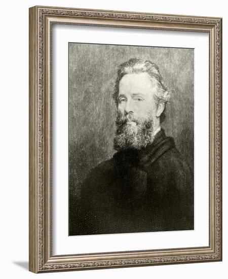 Herman Melville-American School-Framed Giclee Print