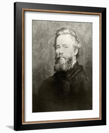 Herman Melville-American School-Framed Giclee Print