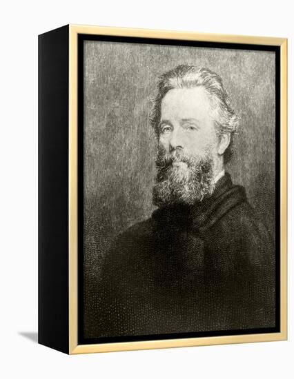 Herman Melville-American School-Framed Premier Image Canvas