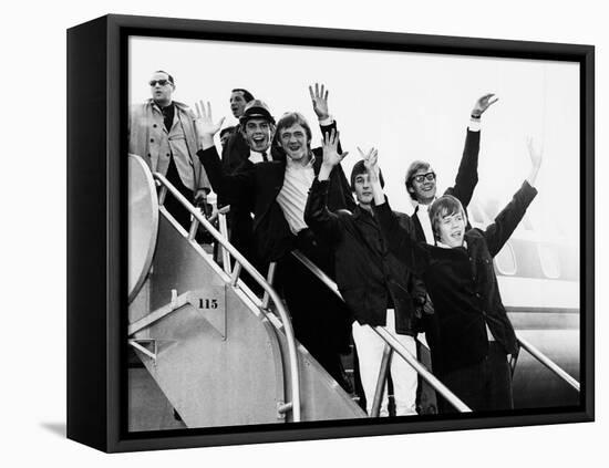 Herman's Hermits Arrive in New York from a Tour of Japan, Feb-null-Framed Stretched Canvas