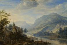 Rhine River Near Reineck-Herman Saftleven-Art Print