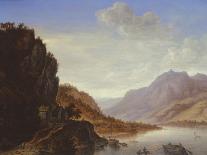 A Rhenish Riverlandscape, 17Th Century (Oil on Panel)-Herman the Younger Saftleven-Giclee Print