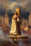 Joan of Arc's Death at the Stake, 1843-Hermann Anton Stilke-Framed Giclee Print