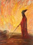 Wotan's Farewell and Magic Fire-Hermann Hendrich-Giclee Print
