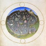 Carthusian Monks Netting and Hooking Fish in Fishponds at Chartreuse, France, 15th Century-Hermann Limbourg-Giclee Print