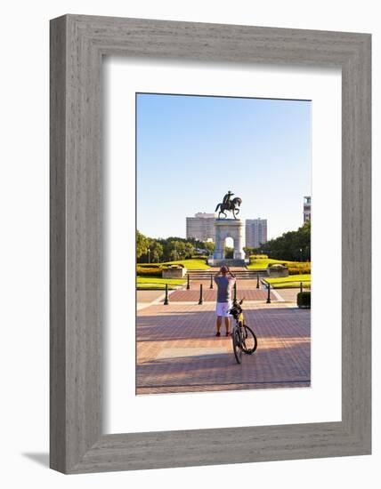 Hermann Park, Sam Houston Monument, Houston, Texas, United States of America, North America-Kav Dadfar-Framed Photographic Print