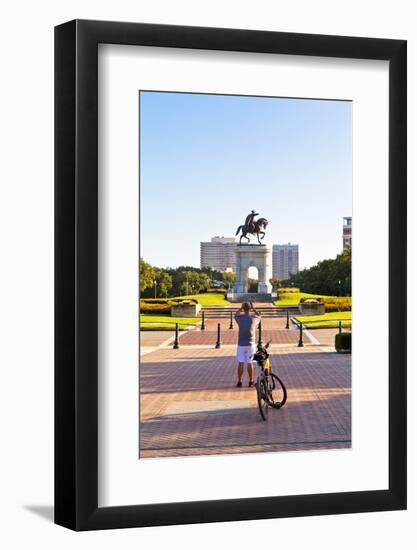 Hermann Park, Sam Houston Monument, Houston, Texas, United States of America, North America-Kav Dadfar-Framed Photographic Print