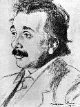 Albert Einstein (1879-195), German-Swiss Mathematician and Theoretical Physicist, 1920-Hermann Struck-Giclee Print