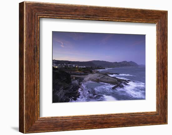 Hermanus at sunset, Western Cape, South Africa, Africa-Ian Trower-Framed Photographic Print