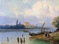 Fishermen near Rotterdam, Holland-Hermanus Koekkoek-Mounted Giclee Print