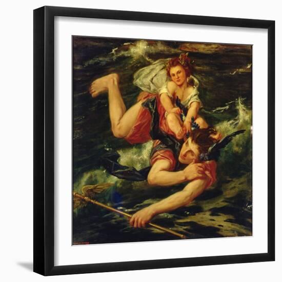 Hermes and the Infant Bacchus, 1927-Charles Haslewood Shannon-Framed Giclee Print