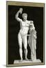 Hermes and the Infant Dionysos Attributed to Praxiteles C.1895 (Colour Chromolithograph)-null-Mounted Giclee Print