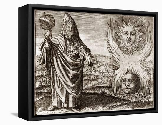 Hermes Trismegistus, Classical God-Middle Temple Library-Framed Premier Image Canvas