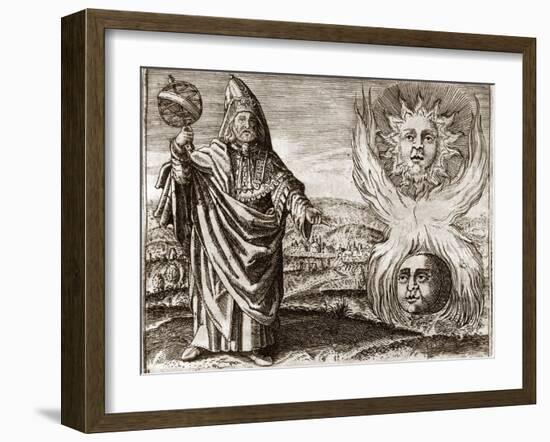 Hermes Trismegistus, Classical God-Middle Temple Library-Framed Photographic Print