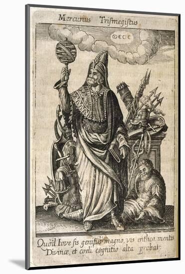 Hermes Trismegistus, Perceived by Neoplatonists as the Presiding Deity of Alchemy-null-Mounted Photographic Print