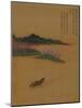 Hermit Fishing on the Peach Blossom Stream, in the Style of Zhao Mengfu, from an Album of Ten…-Yun Shouping-Mounted Giclee Print