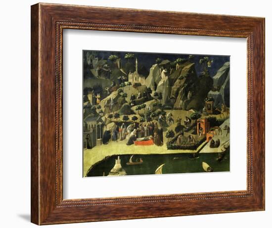 Hermit Life, from the Thebaid, C. 1420-Fra Angelico-Framed Giclee Print