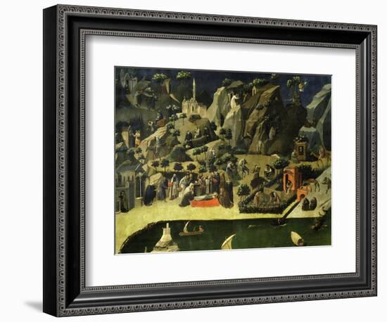 Hermit Life, from the Thebaid, C. 1420-Fra Angelico-Framed Giclee Print