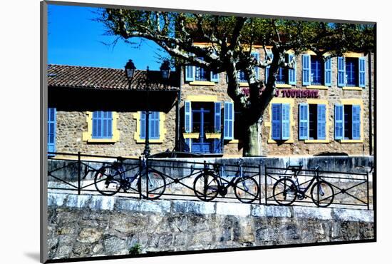 Hermitage, France, Rhone River, Bike on Bridge,2011-Anthony Butera-Mounted Photographic Print