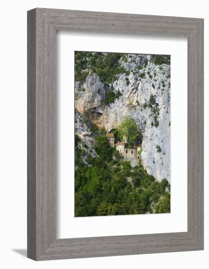 Hermitage in Galamus Gorge, French Pyrenees, France-Rob Cousins-Framed Photographic Print