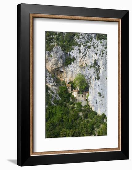 Hermitage in Galamus Gorge, French Pyrenees, France-Rob Cousins-Framed Photographic Print