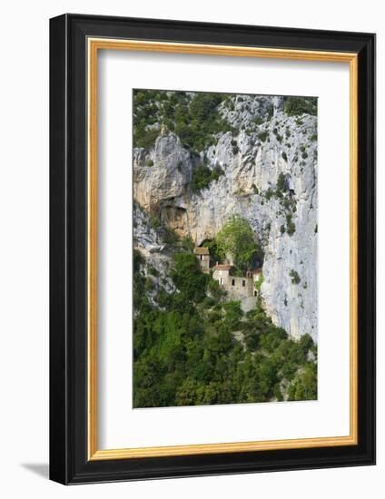 Hermitage in Galamus Gorge, French Pyrenees, France-Rob Cousins-Framed Photographic Print