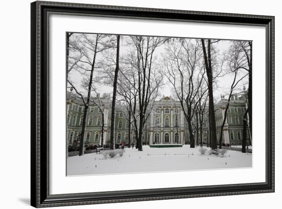 Hermitage Museum, UNESCO World Heritage Site, St. Petersburg, Russia, Europe-Godong-Framed Photographic Print