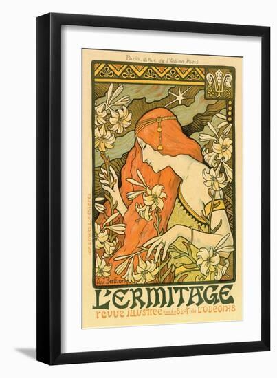 Hermitage Review of Illustration, Paris-Paul Berthon-Framed Art Print