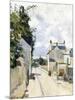 Hermitage Street, Pontoise, 1874-Camille Pissarro-Mounted Giclee Print