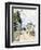 Hermitage Street, Pontoise, 1874-Camille Pissarro-Framed Giclee Print