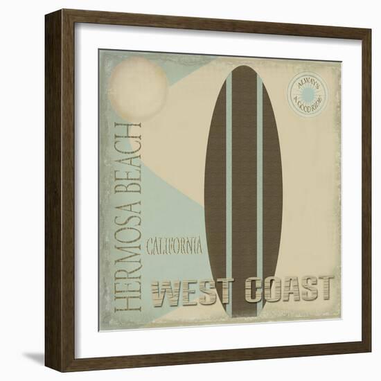 Hermosa Beach L-Karen Williams-Framed Giclee Print