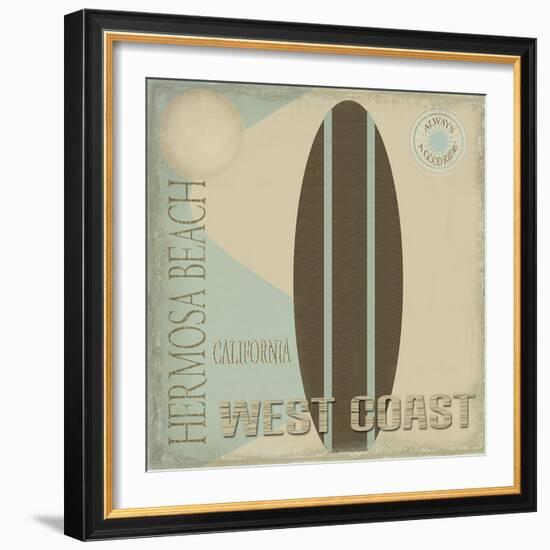 Hermosa Beach L-Karen Williams-Framed Giclee Print