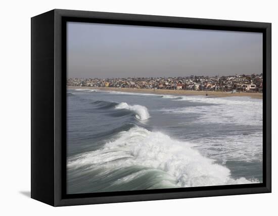 Hermosa Beach, Pacific Ocean, Los Angeles, California, United States of America, North America-Wendy Connett-Framed Premier Image Canvas