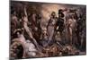 Hernan Cortes Destroys Fleet, July 1519, Making Return from Mexico Impossible, by Nicholas Maurin-null-Mounted Giclee Print