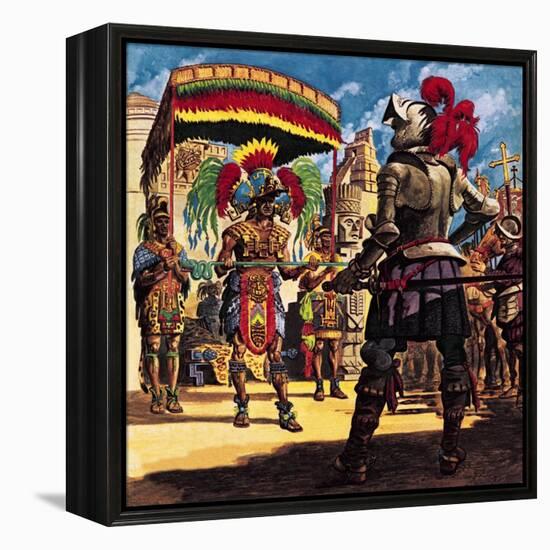 Hernando Cortes, Conqueror from Sunny Spain-Peter Jackson-Framed Premier Image Canvas