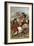 Hernando Cortes Loses Two Horses in Battle with Tlaxcalan Natives in Conquering Mexico, c.1519-null-Framed Giclee Print