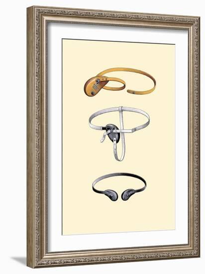 Hernia Bandages-Jules Porges-Framed Art Print